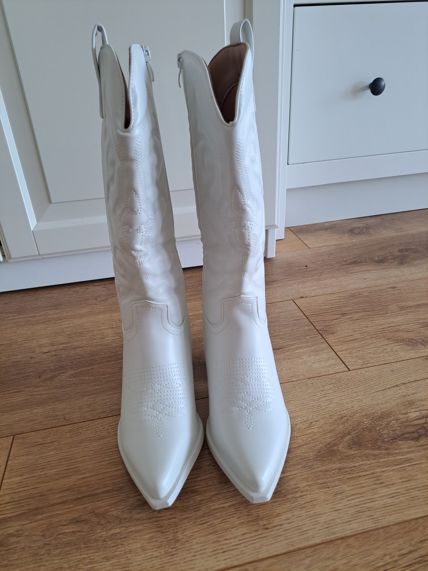 White Cowboy Boots