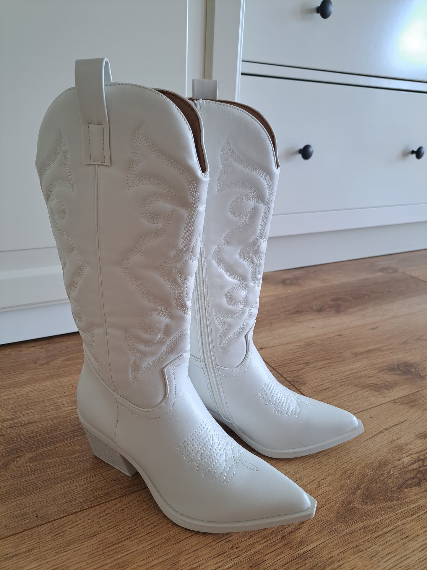 White Cowboy Boots