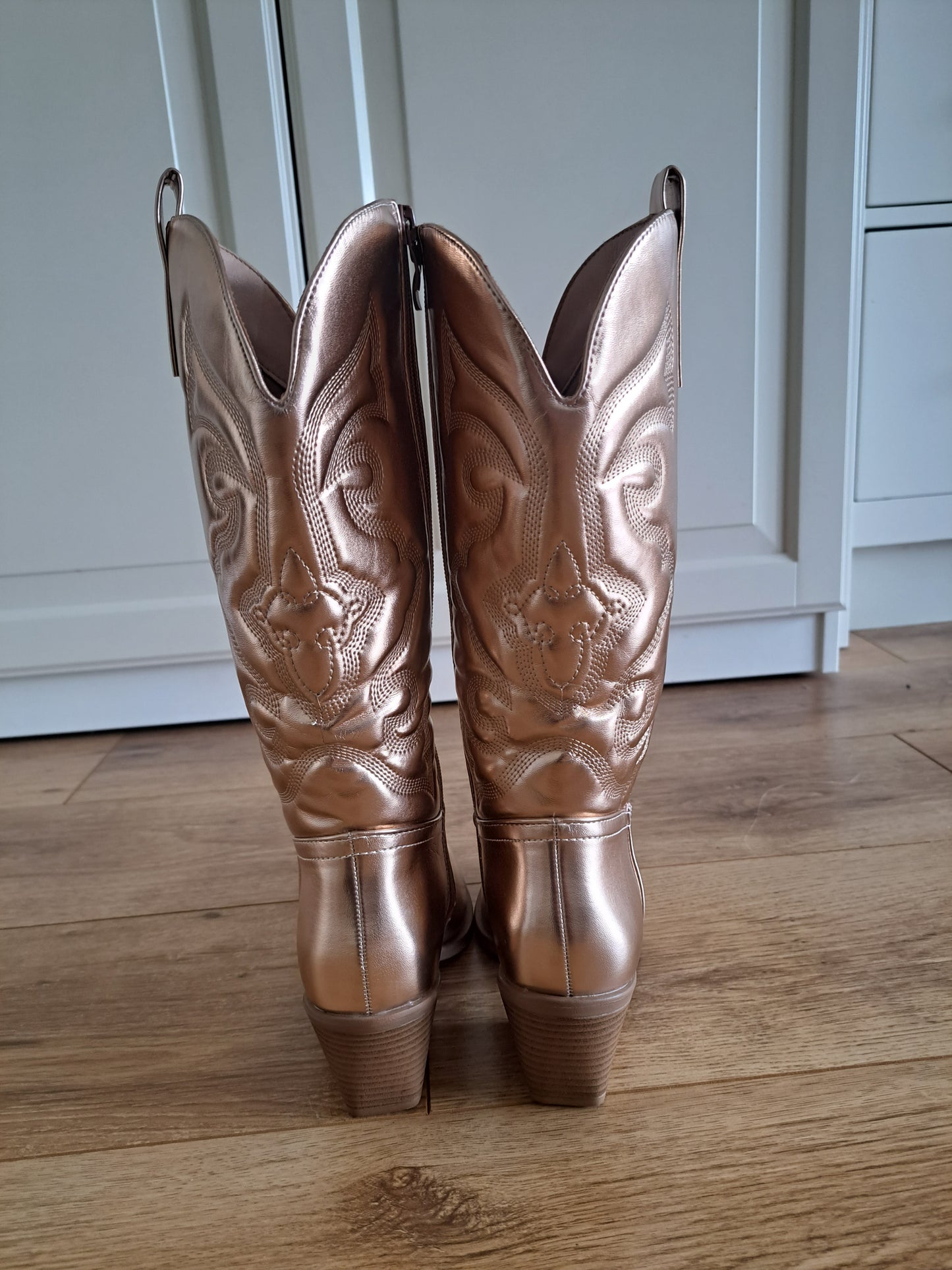 Metallic Cowboy Boots