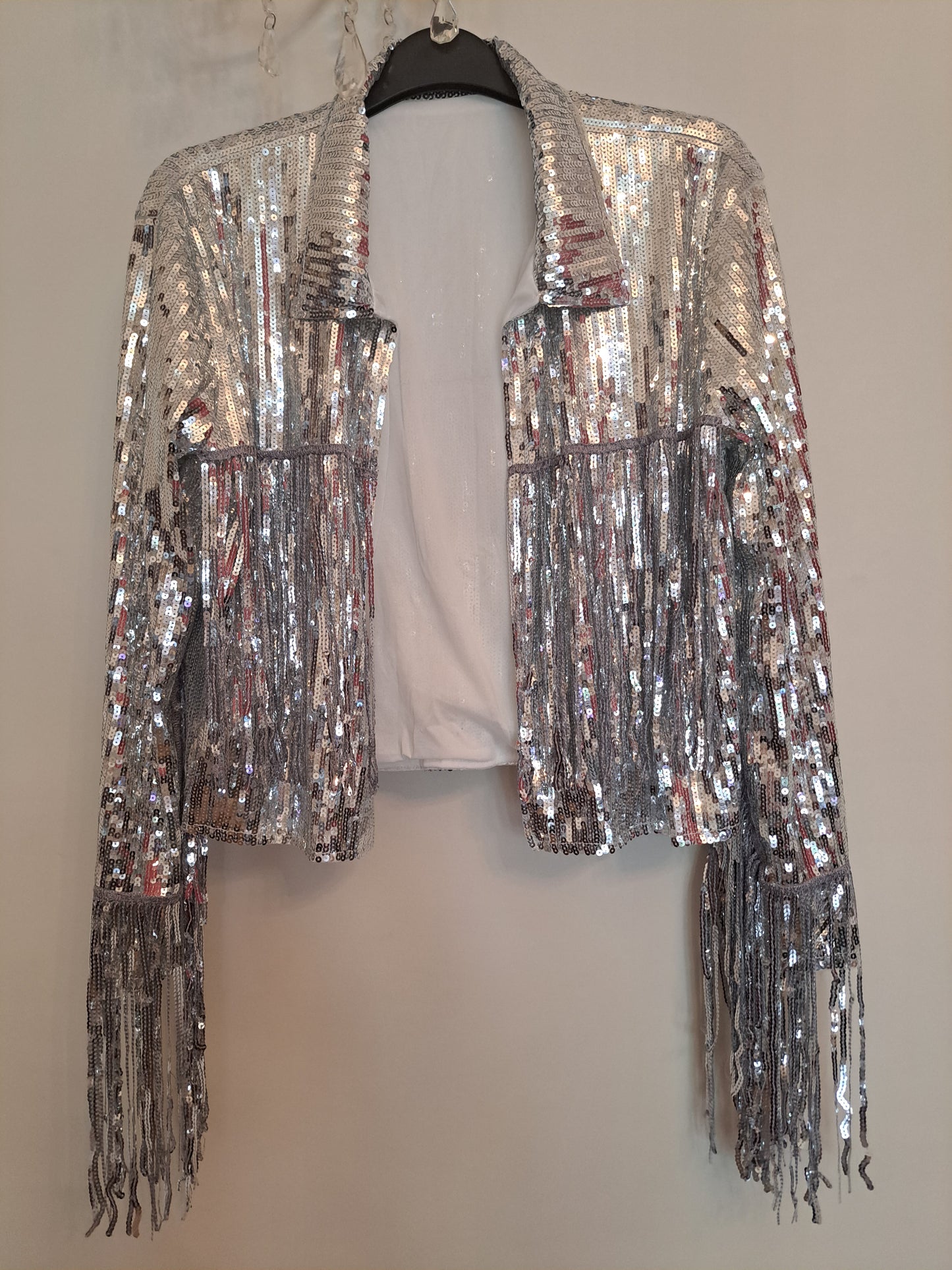Sequin Fringed Jacket