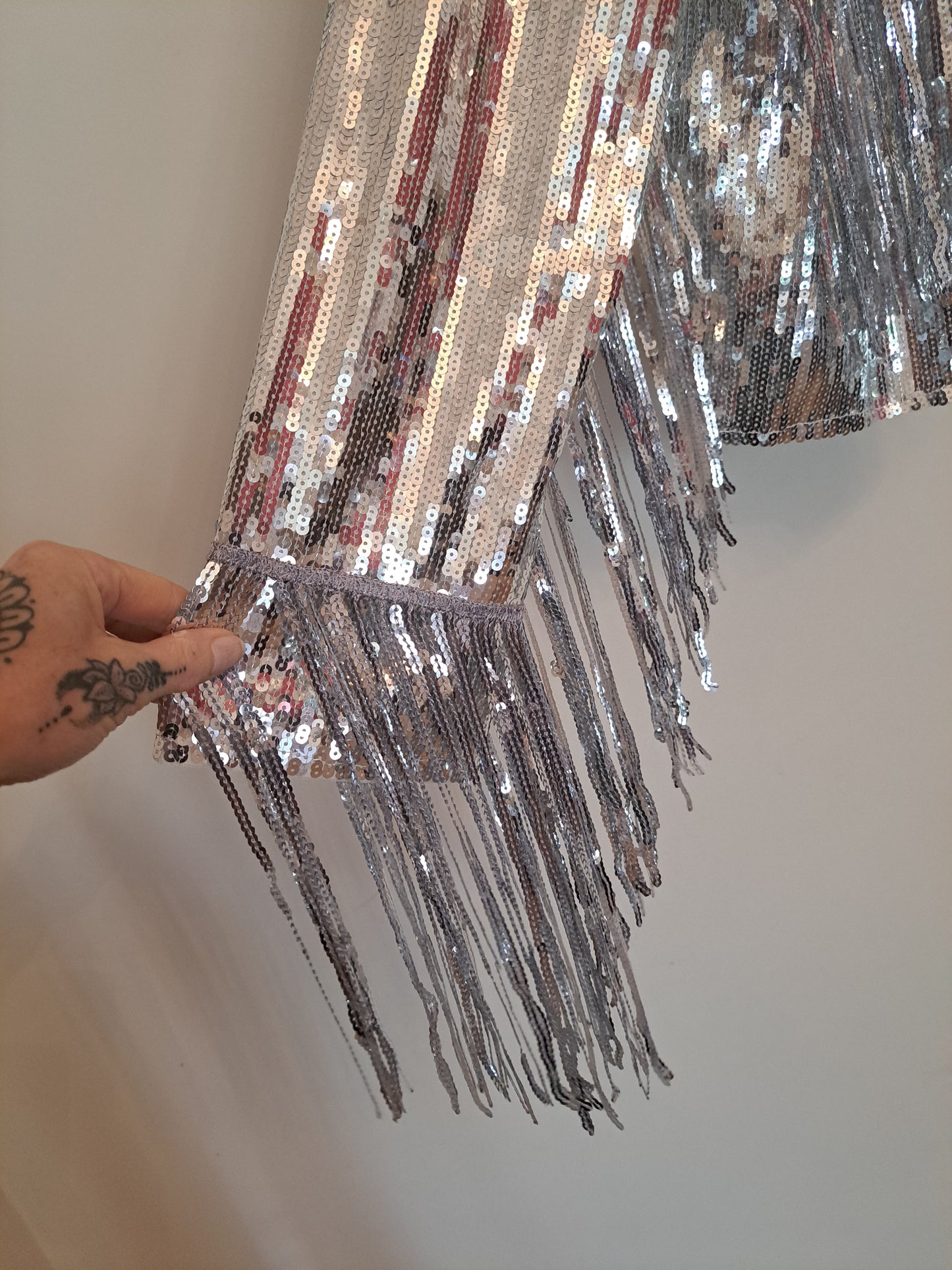 Sequin Fringed Jacket