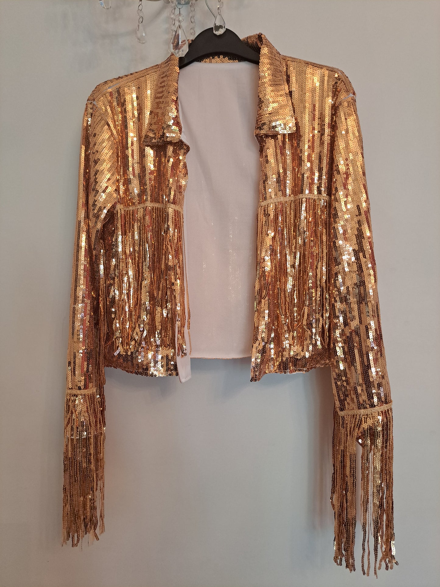 Sequin Fringed Jacket