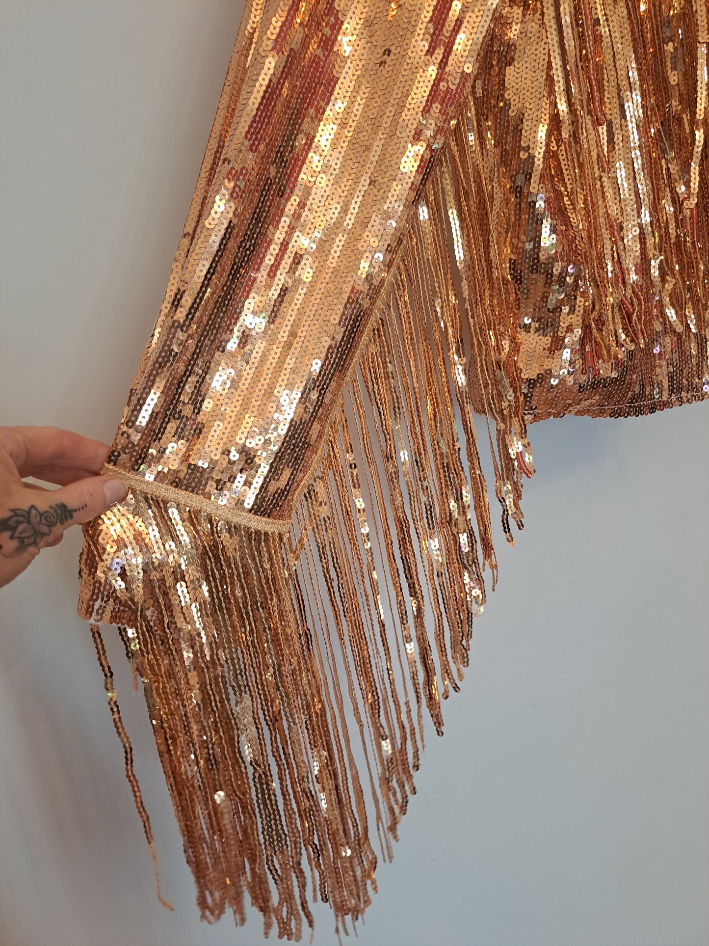 Sequin Fringed Jacket