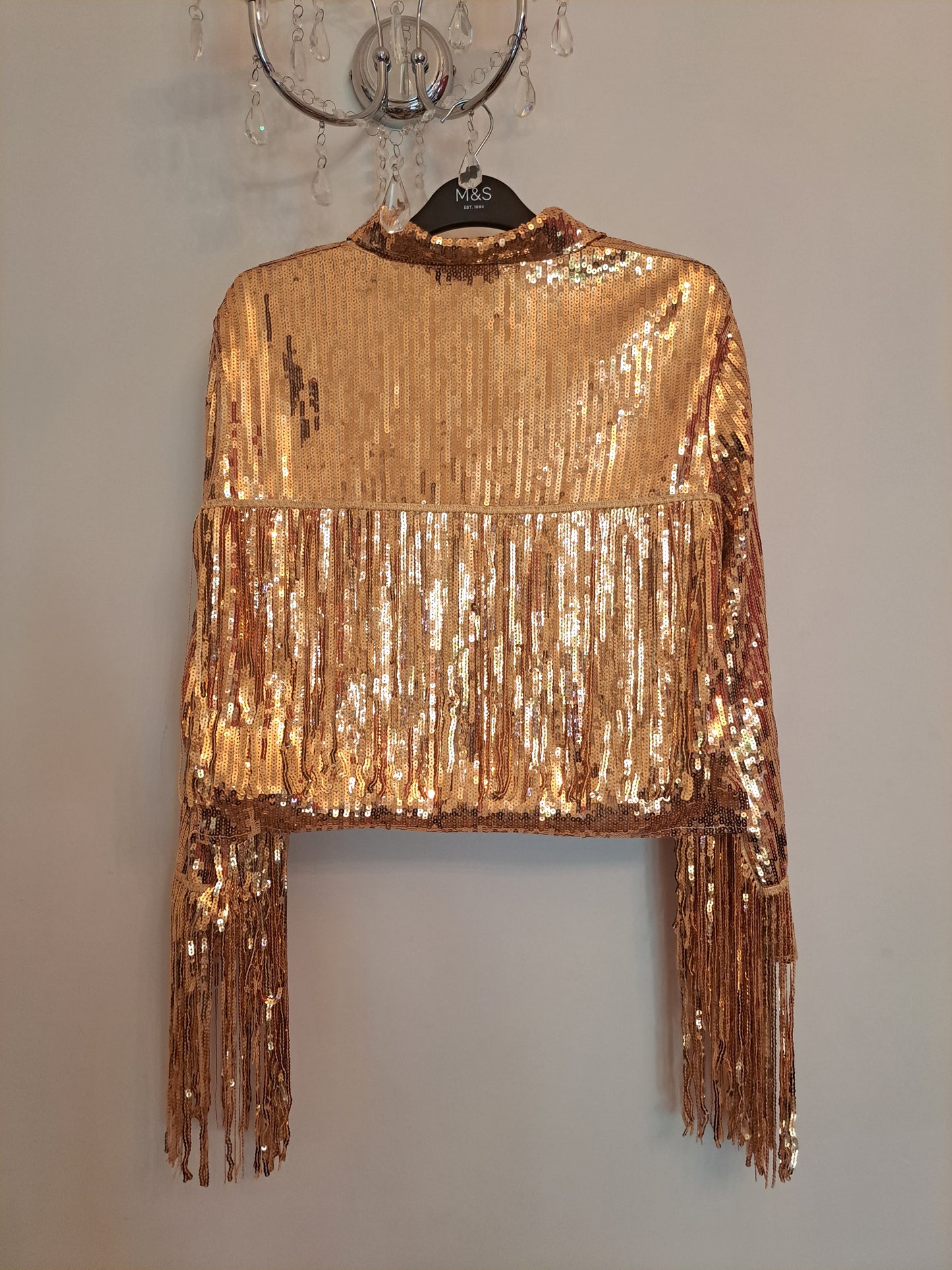 Sequin Fringed Jacket