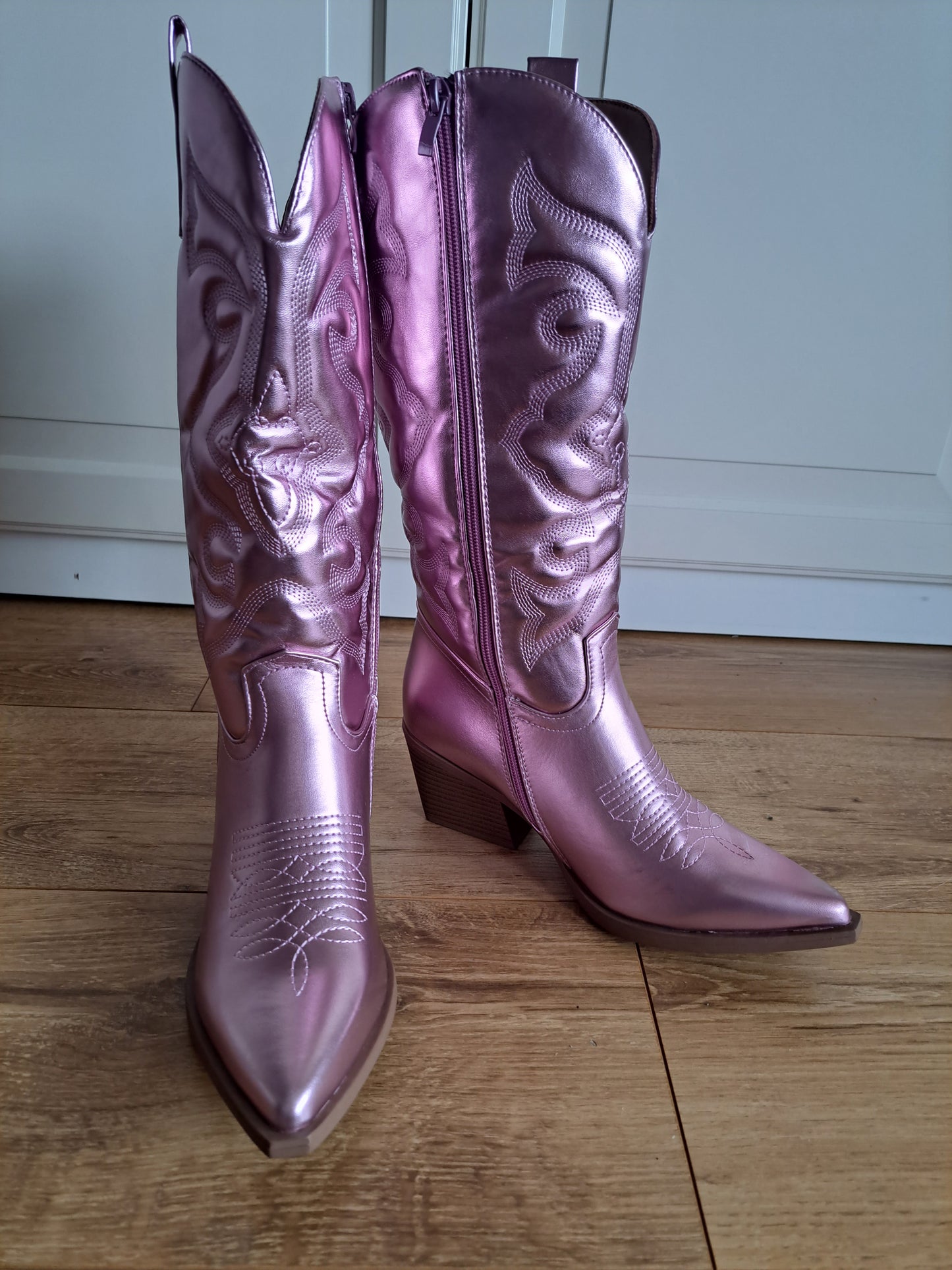 Metallic Cowboy Boots