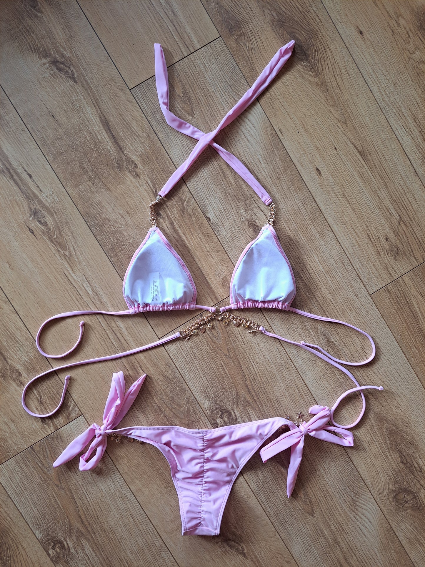 Rhinestone Detail Bikini