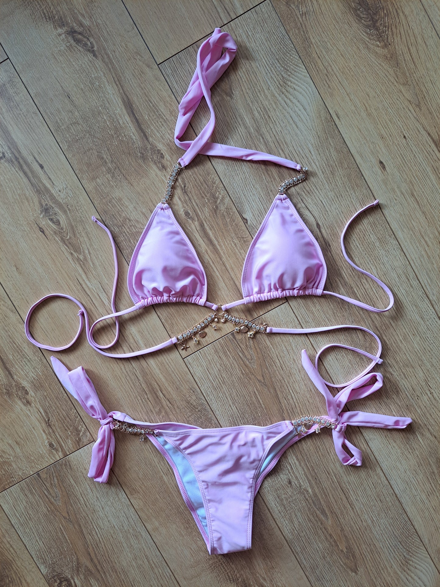 Rhinestone Detail Bikini