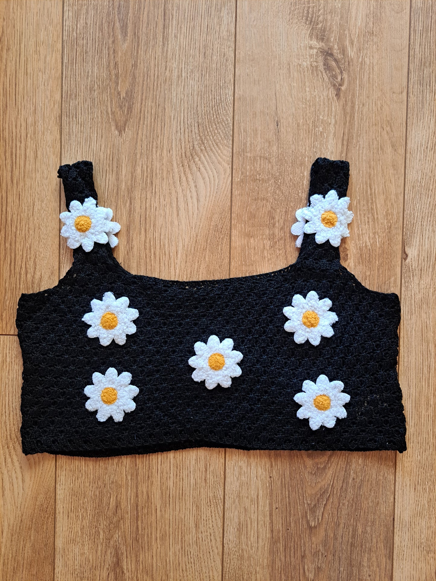 Colourful Crochet Crop Top & Skirt Co Ord Set