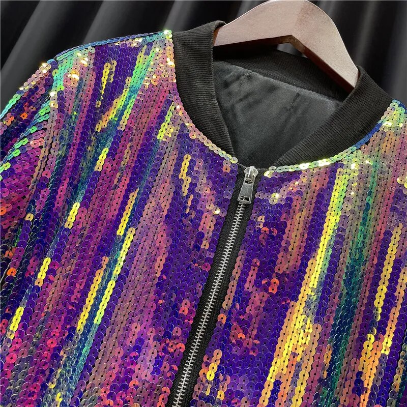 Iridescent Sequins Jacket