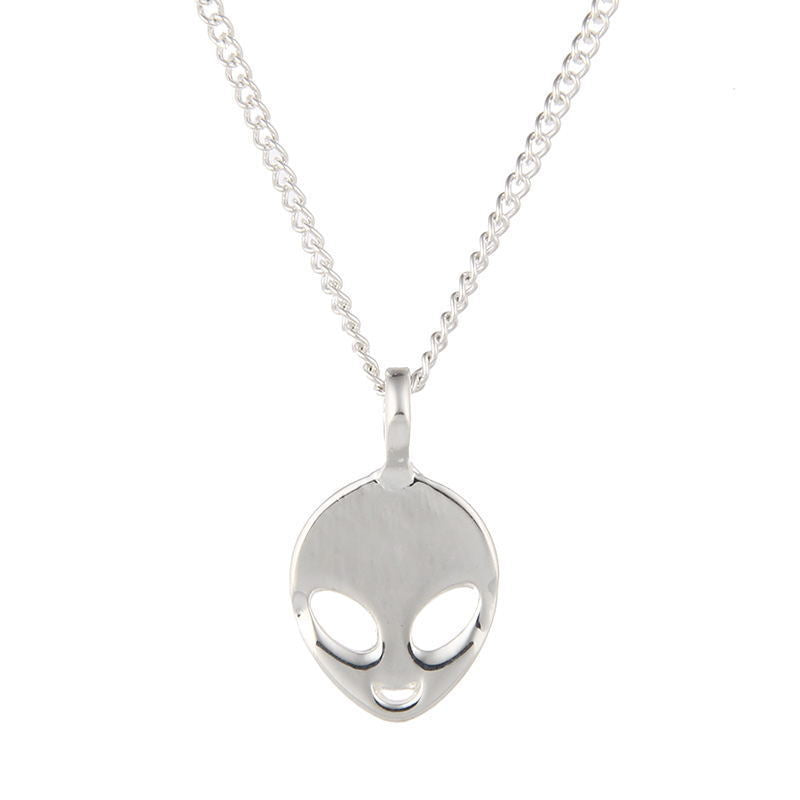 Alien Pendant Chain Necklace