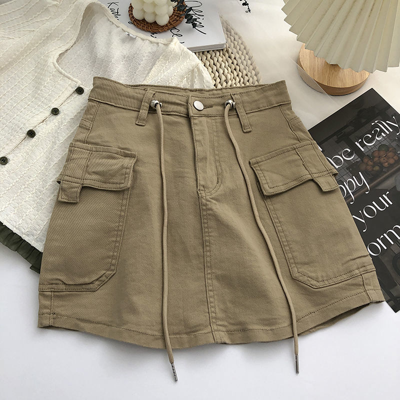 Cargo Skirt With Shorts Lining