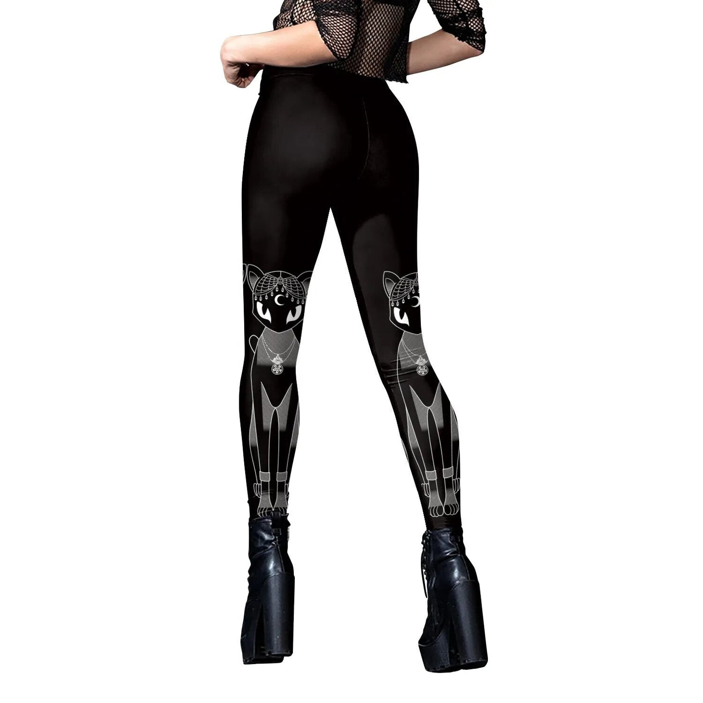 Black & White Gothic Leggings