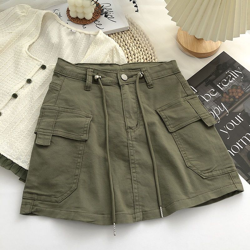 Cargo Skirt With Shorts Lining