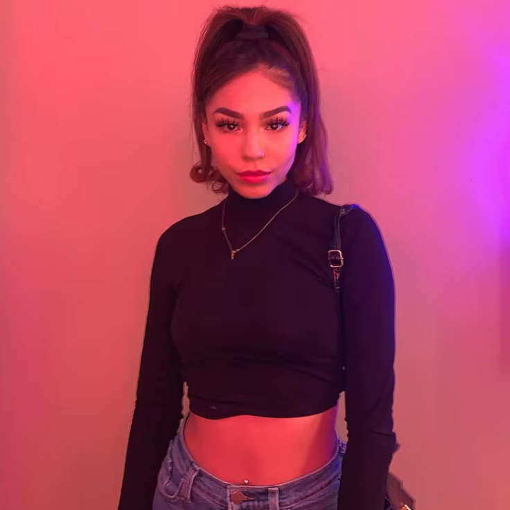 Black Long Sleeve Criss Cross Back Crop Top