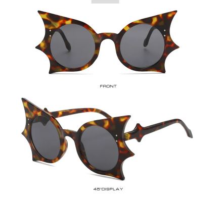 Bat Shaped Oversize Sunglasses