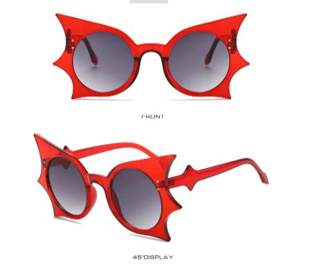 Bat Shaped Oversize Sunglasses