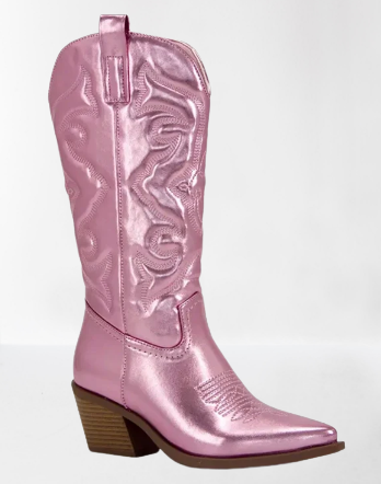 Metallic Cowboy Boots