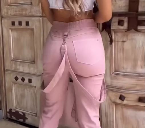 Utility Cargo Pants With Strap Detail