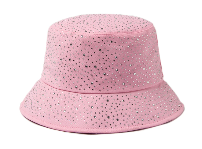 Rhinestone Encrusted Bucket Hat