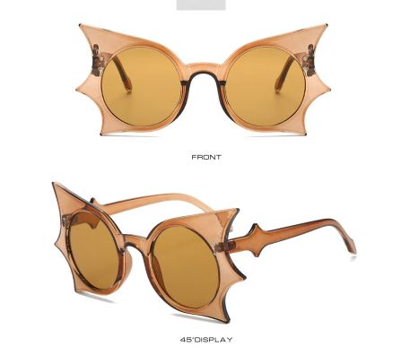 Bat Shaped Oversize Sunglasses