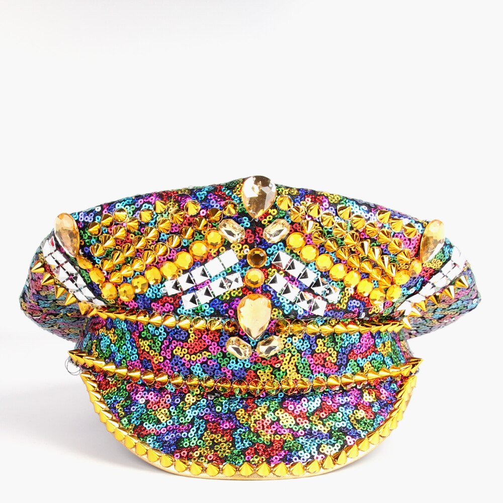 Multicolour Sequins Festival Hat