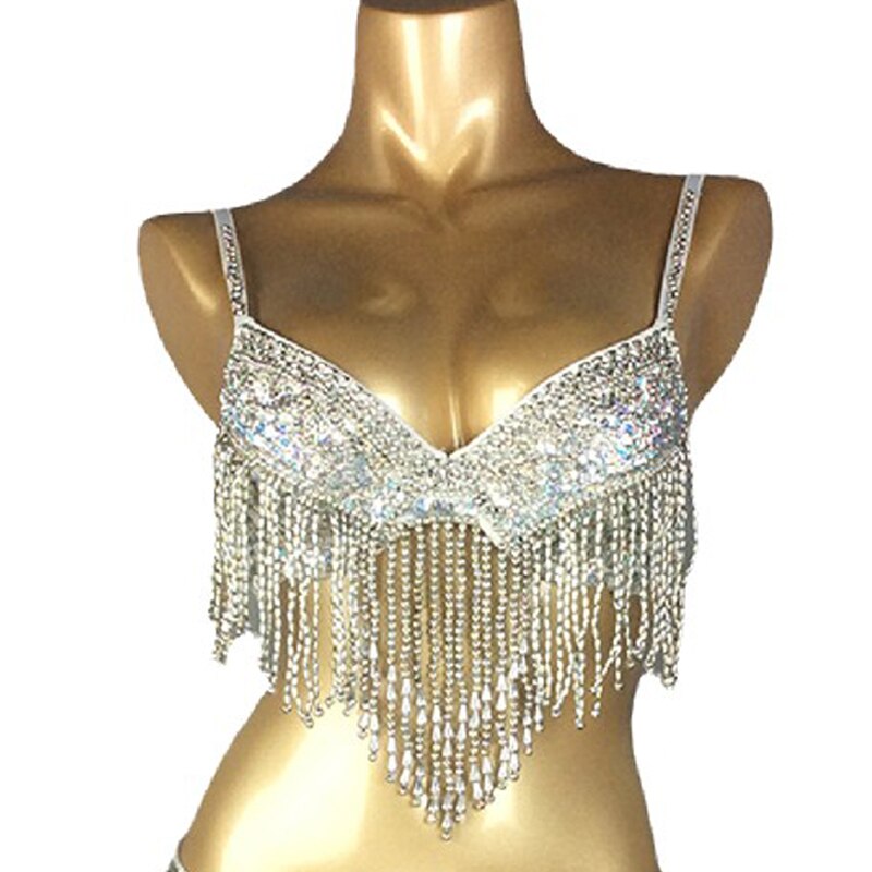 Beaded Waterfall Bra Top