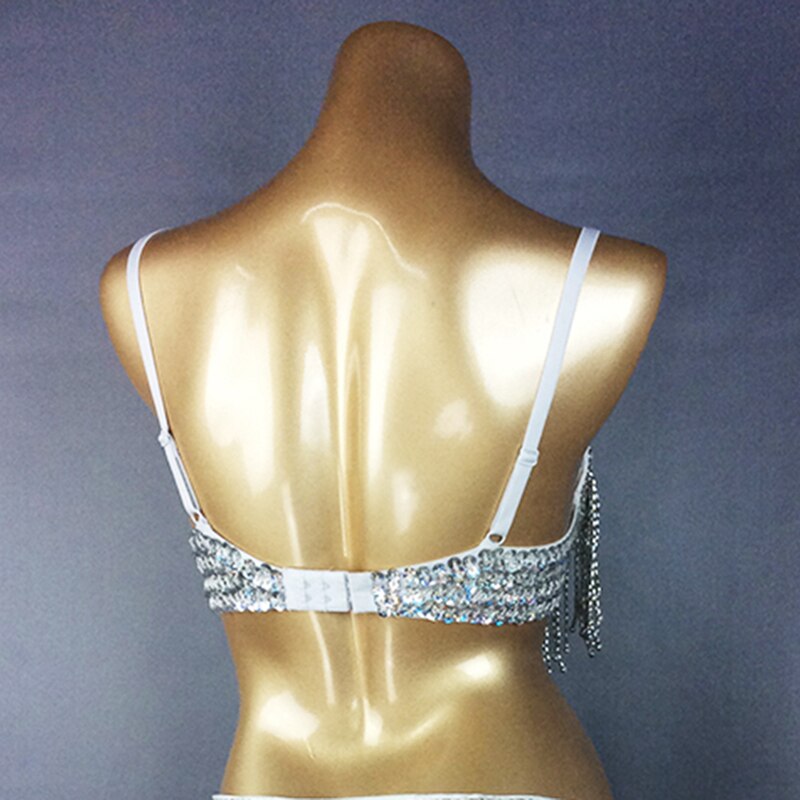 Beaded Waterfall Bra Top
