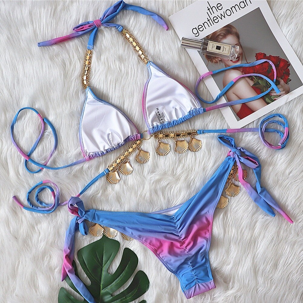 Gradient Shell Bikini
