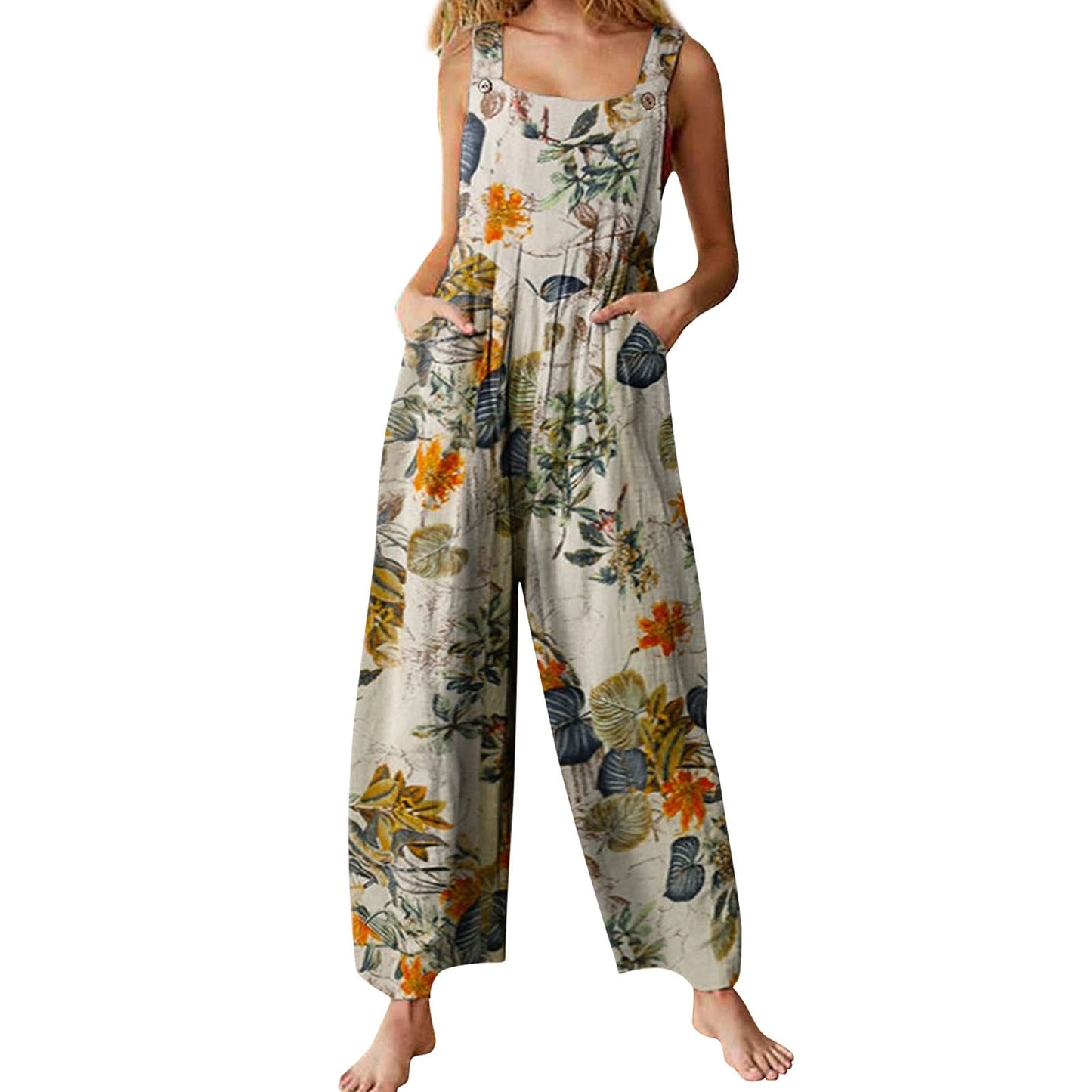 Ethnic Style Multicolor Romper