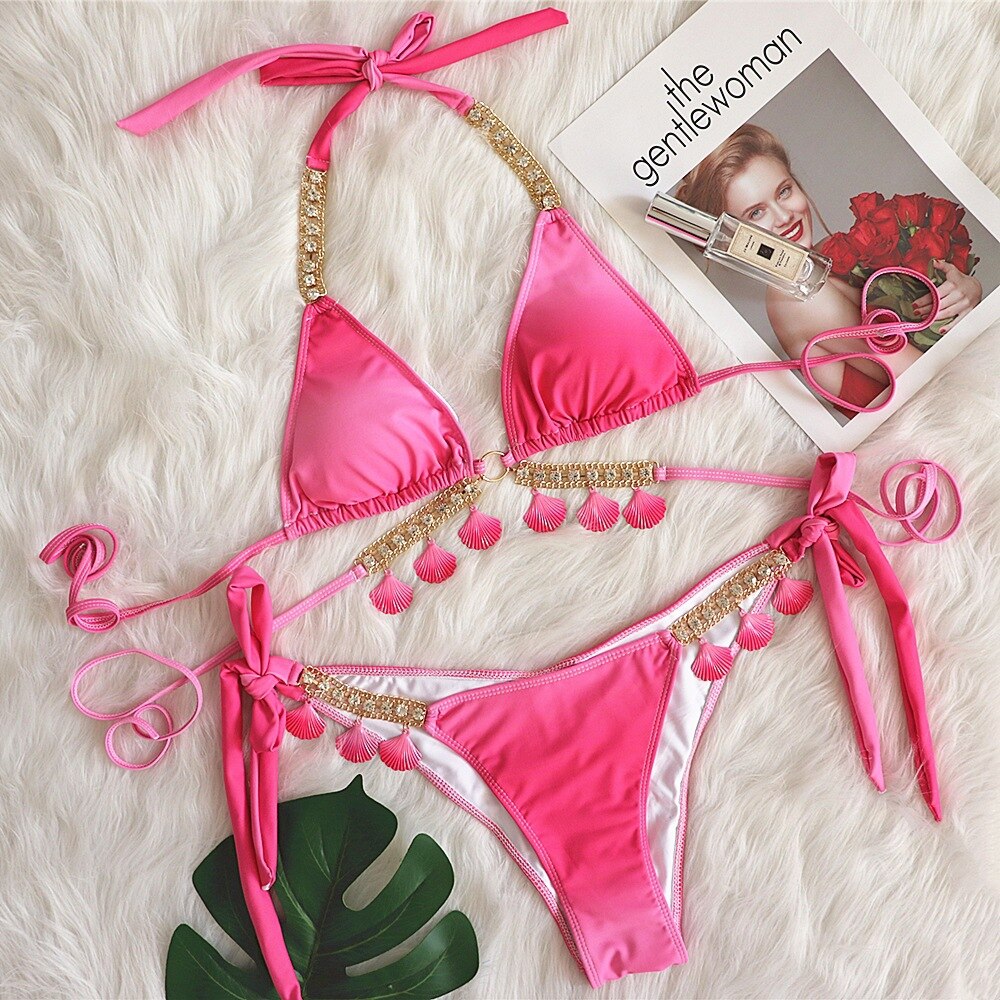 Gradient Shell Bikini