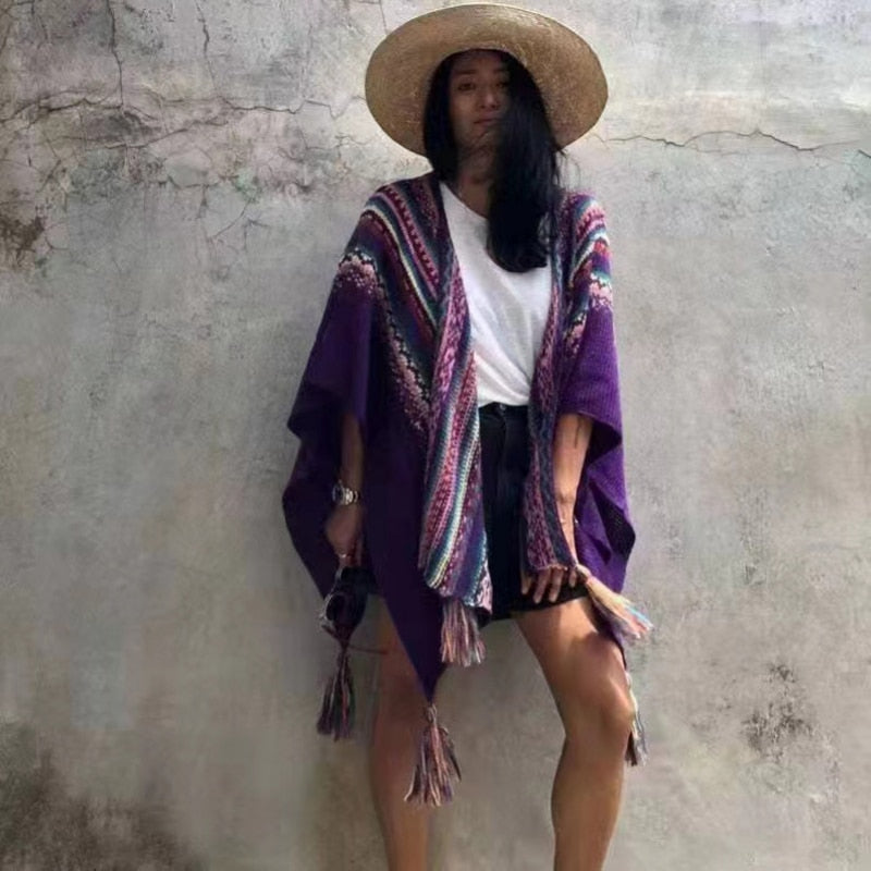 Boho Tassel Pashmina