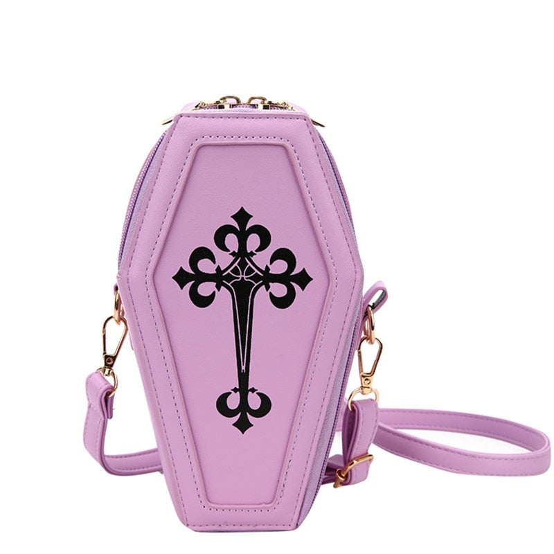 Coffin Shaped Cross Body Bag