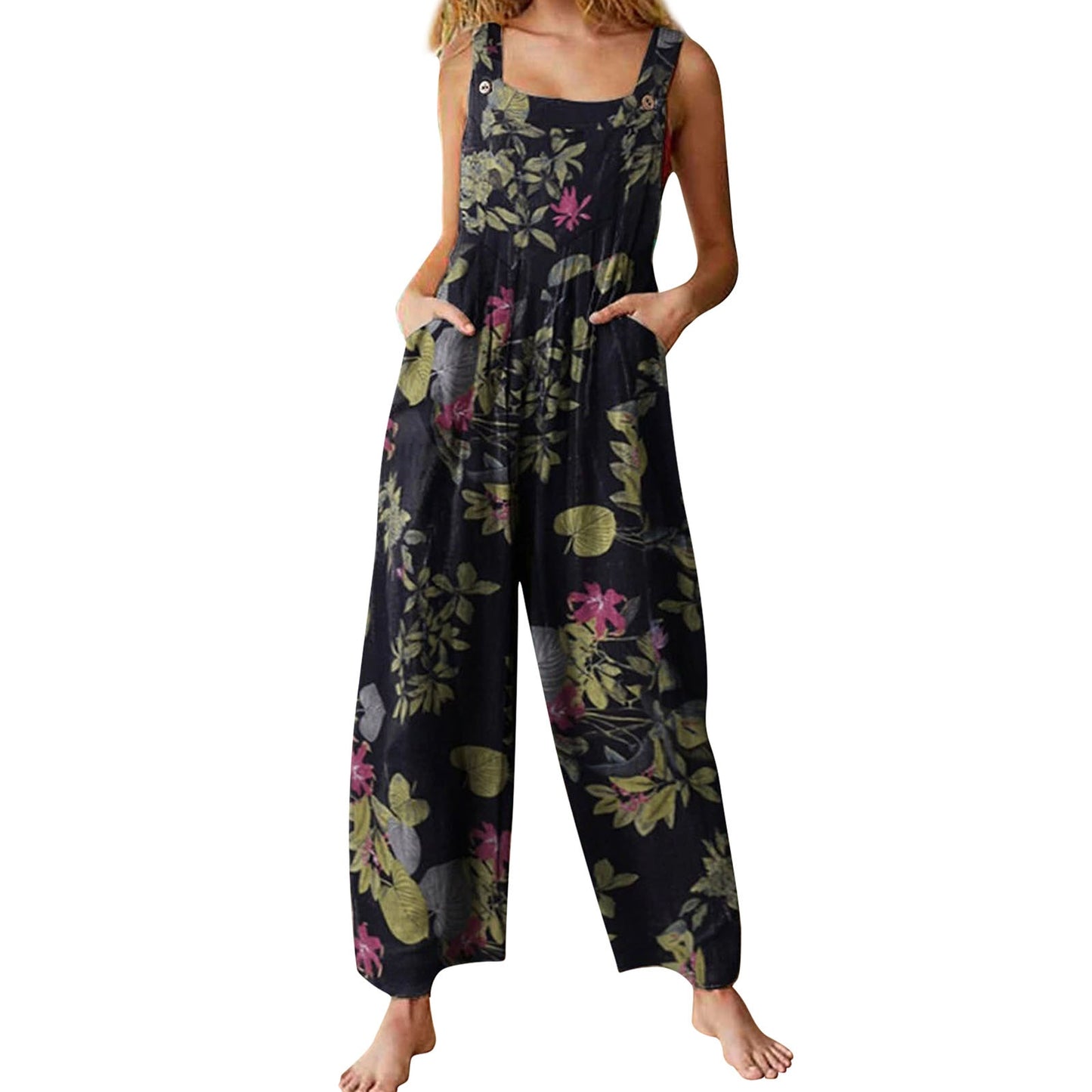 Ethnic Style Multicolor Romper