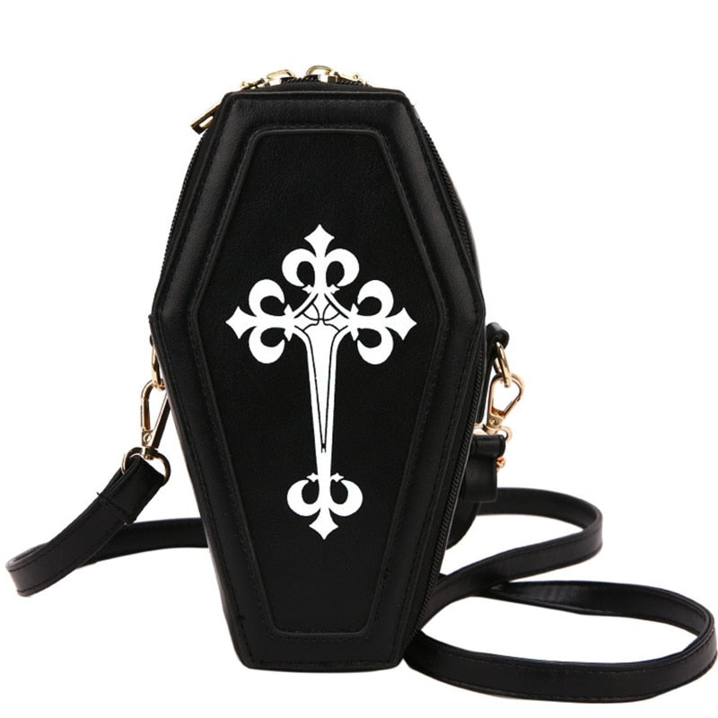 Coffin Shaped Cross Body Bag