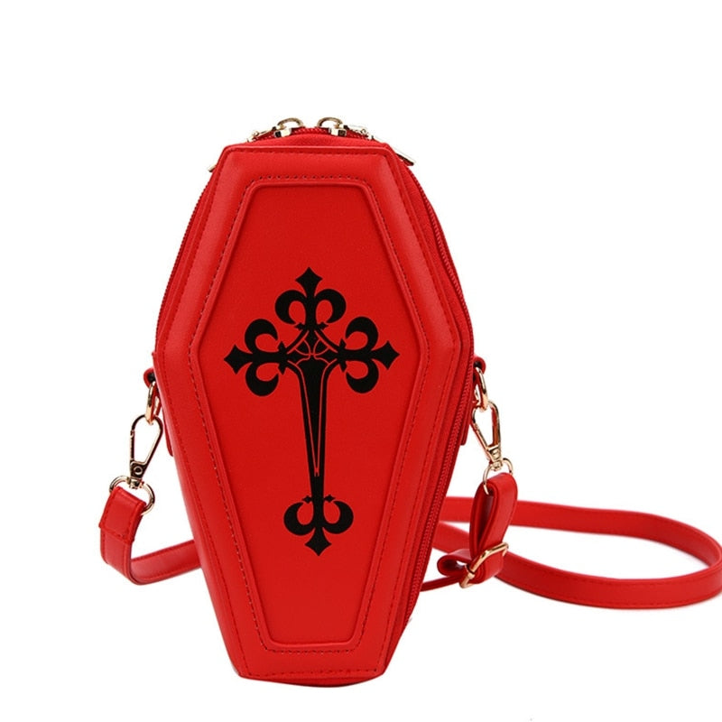 Coffin Shaped Cross Body Bag