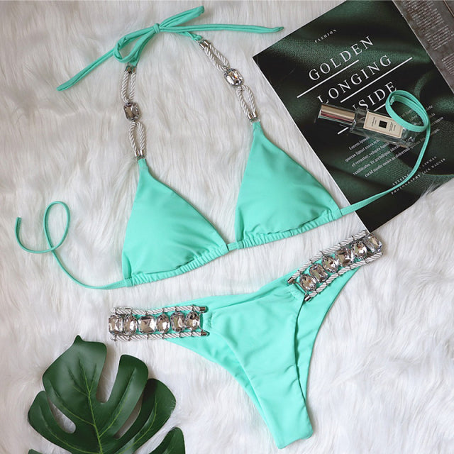 Crystal Rhinestone Bikini