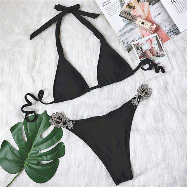 Crystal Rhinestone Bikini