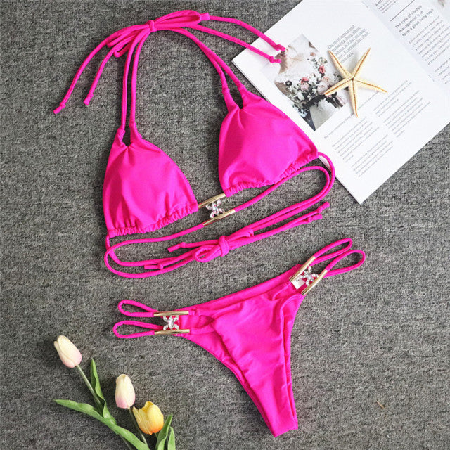 Crystal Rhinestone Bikini