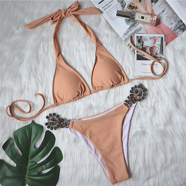 Crystal Rhinestone Bikini