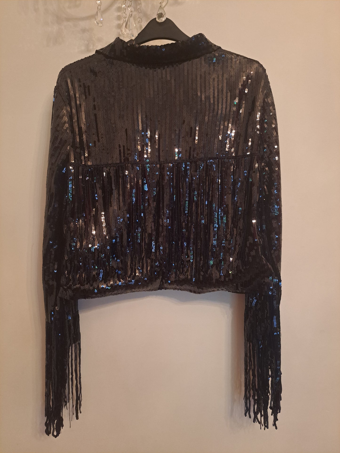 Sequin Fringed Jacket