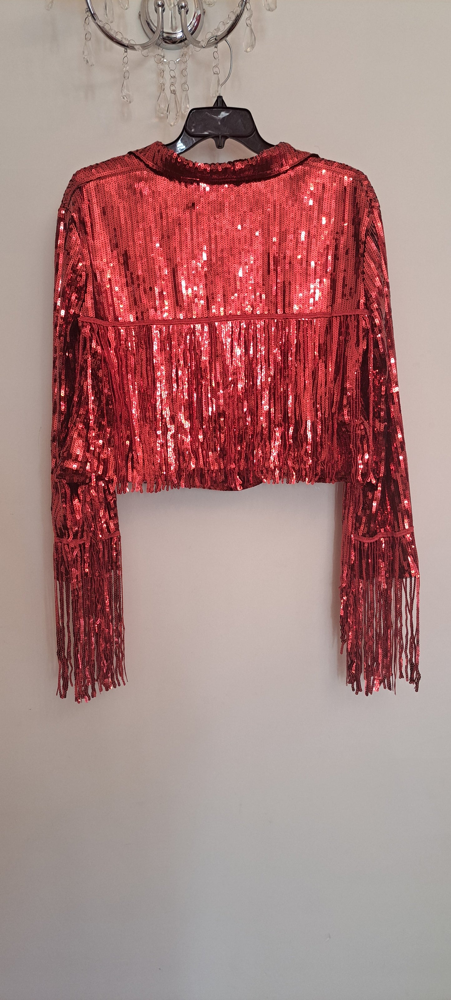 Sequin Fringed Jacket