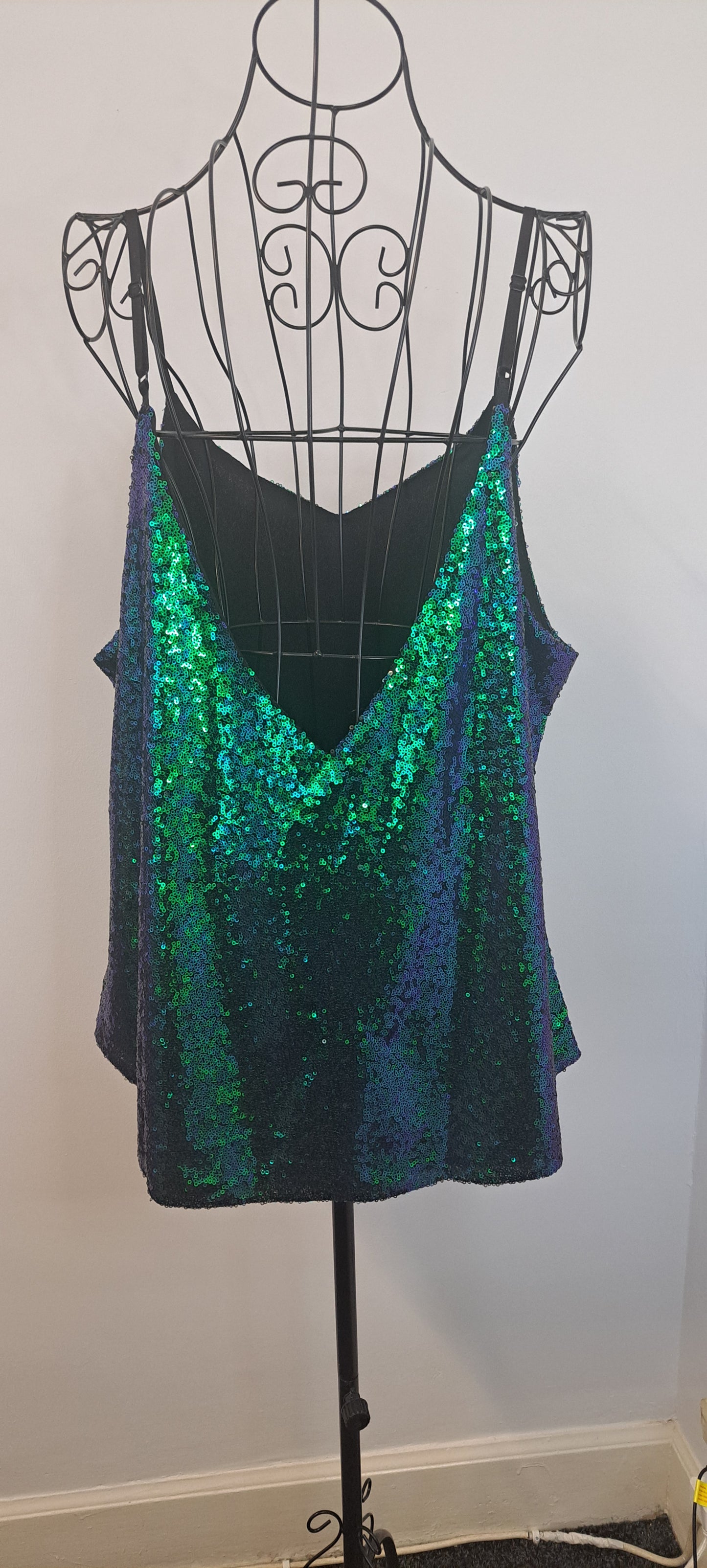 Sequin Camisole Top