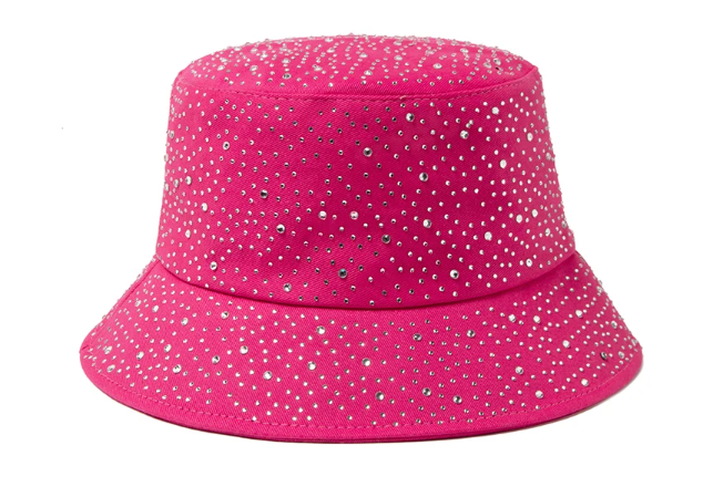 Rhinestone Encrusted Bucket Hat