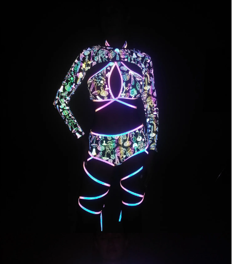 Reflective Rave Co Ord Set