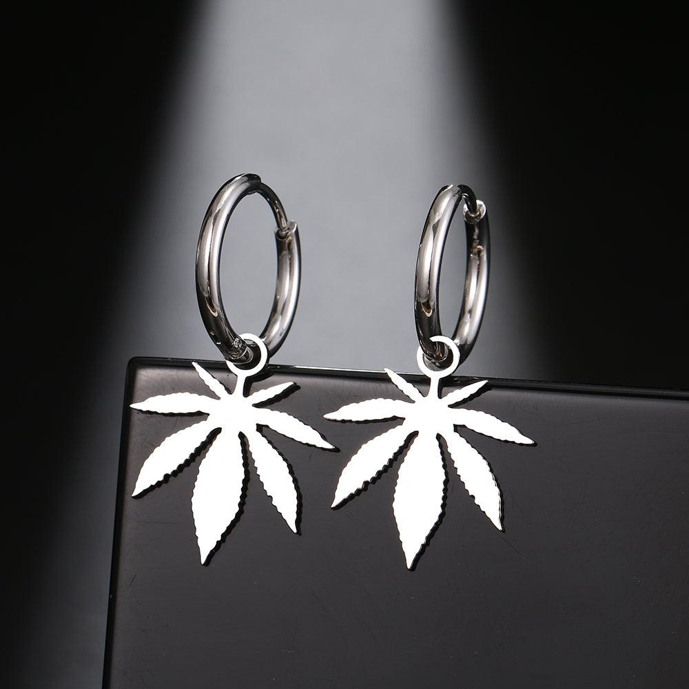 Cannabis Leaf Earrings