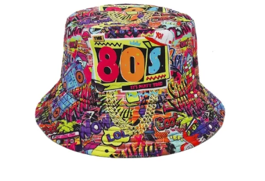 80's & 90's Theme Bucket Hats