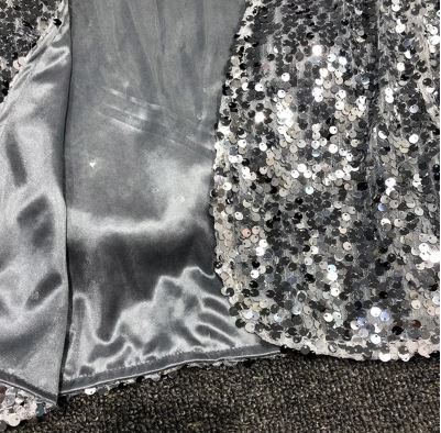 Silver 2025 sequin shrug