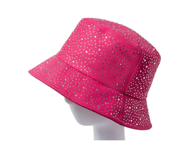 Rhinestone Encrusted Bucket Hat