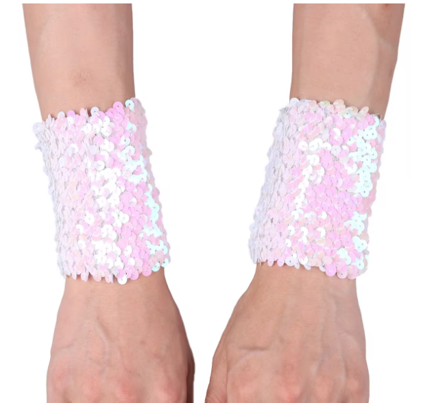 Stretchy Sequin Cuffs