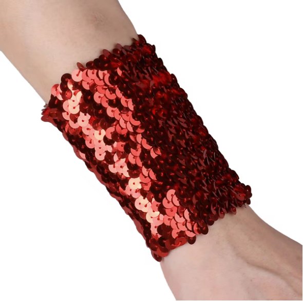 Stretchy Sequin Cuffs